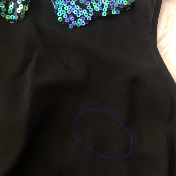 NWT BCBGeneration sequin peter pan collar dress - Picture 7 of 8